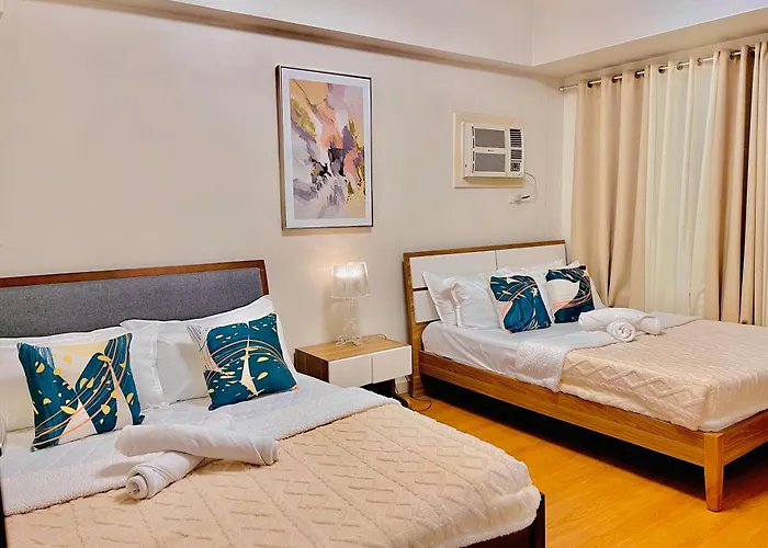 1br Family Staycation With 2 Queen Size Bed In Near Robinsons Place Mall And Slmec Apartment Manila
