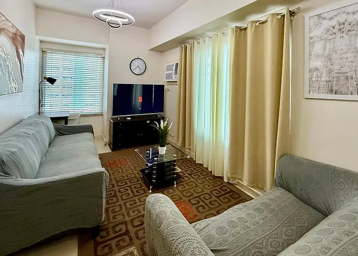 1br Family Staycation With 2 Queen Size Bed In Near Robinsons Place Mall And Slmec Апартаменты